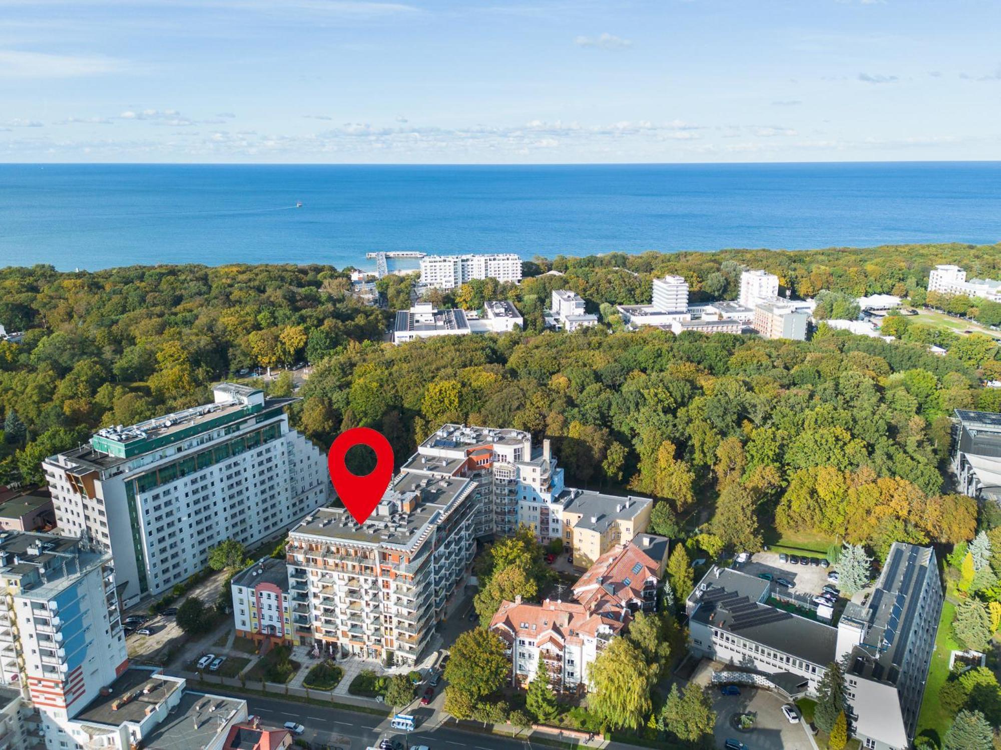 6 Os, Dwupoziomowy 56m2 Z 2 Balkonami Apartament Kołobrzeg